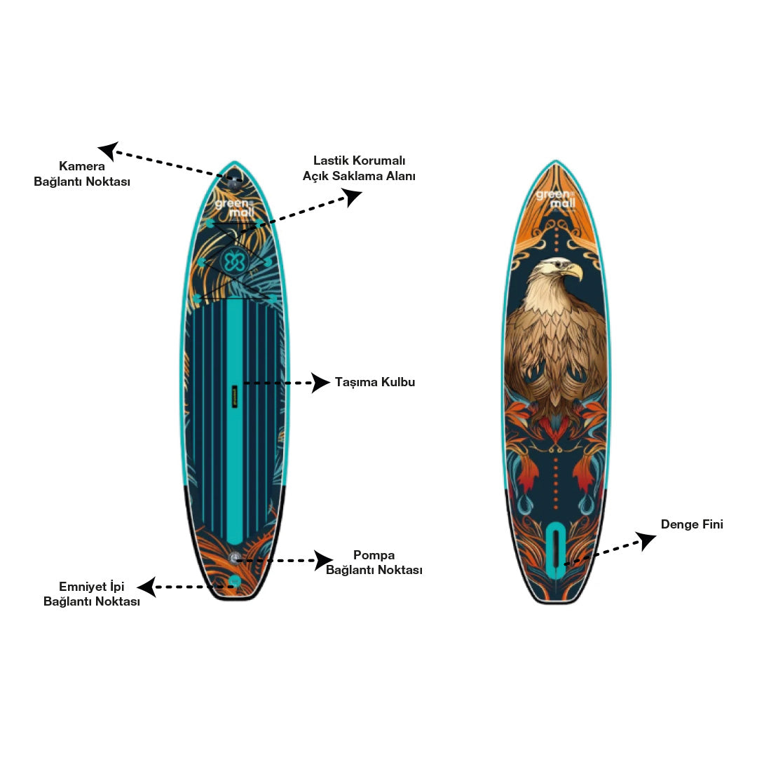 Where Eagle Dares Paddle Board / Sup Board 335 cm