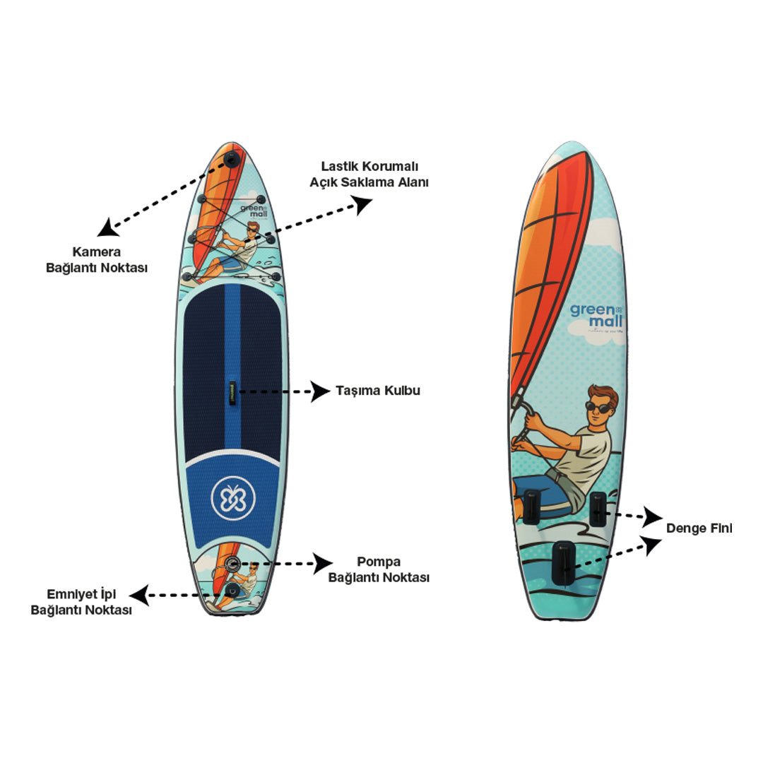 Wind Catcher Paddle Board / Sup Board 335 cm