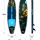 Wrath Of Poseidon Şişme SUP Board / Paddle Board 330 cm
