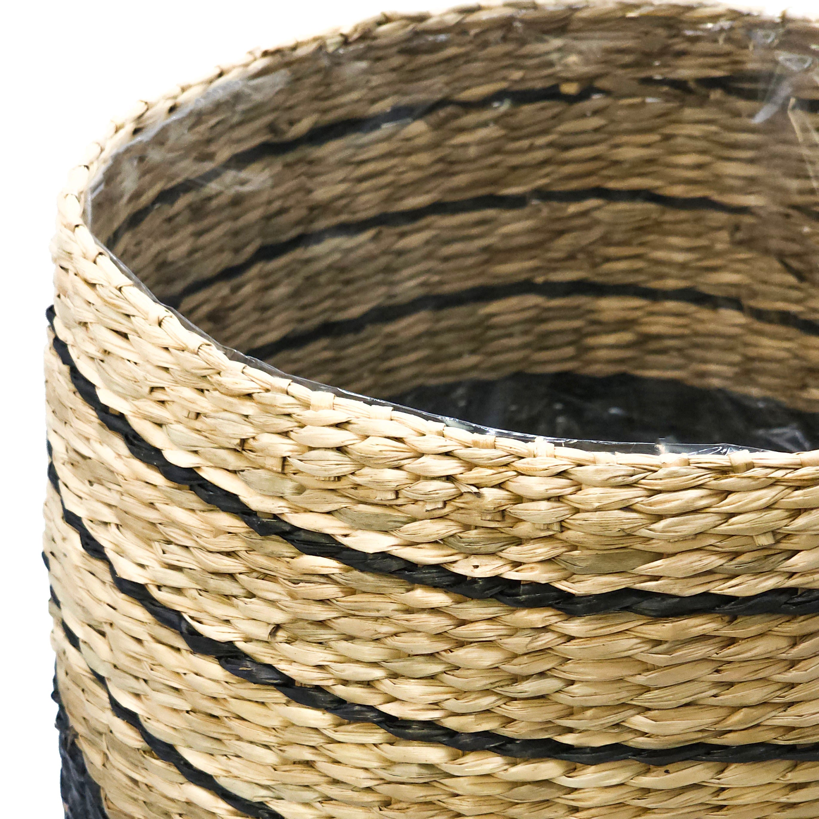 Yayvan Hasır Sepet Kahverengi