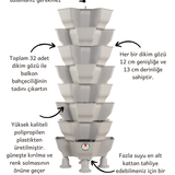 Yonca Sabit (8 Kat) Gri