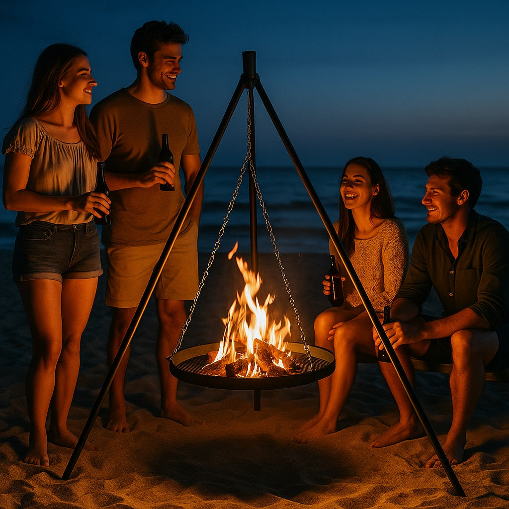 Zincir Askılı Mangal ve Ateş Çukuru