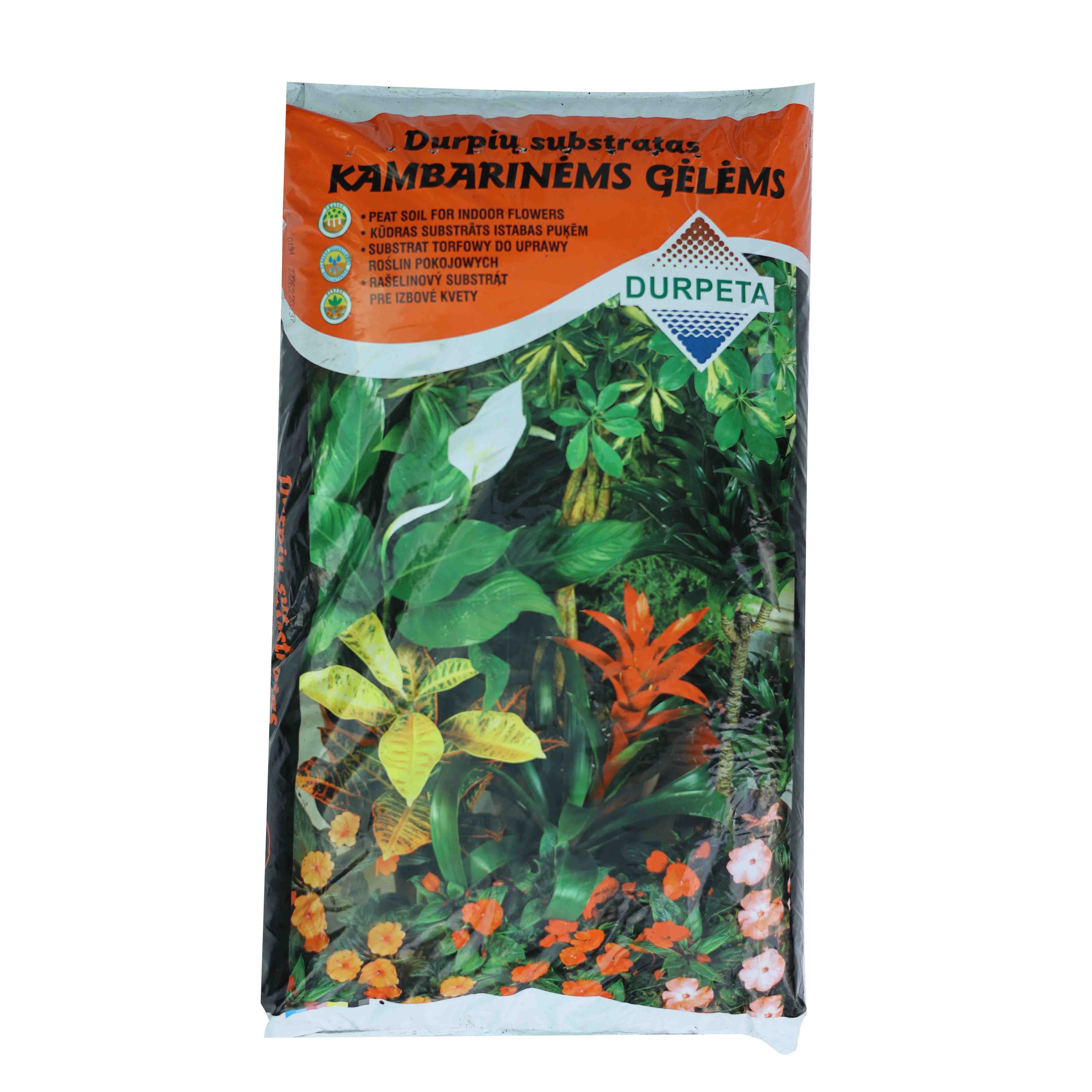 Peat Substrate for Indoor Flowers - Salon Bitkileri için Torf Dikim Karışımı - 20 Litre